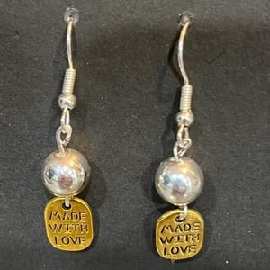 Made with Love dangle earrings